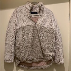 Francesca’s teddy quarter zip jacket
